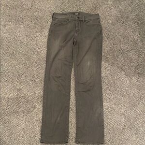 NYDJ Chico's Dark Gray Denim Pants jeans straight leg size 2 lift and tuck tech